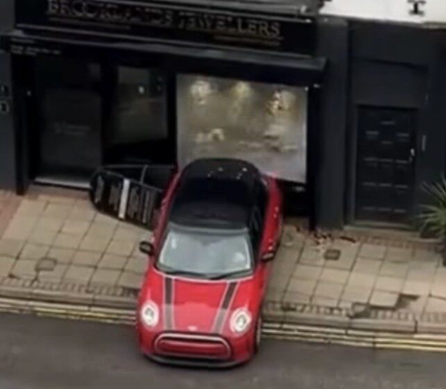 Mini Cooper Ram Raiders Nabbed and Locked Up