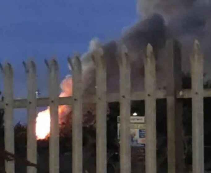 10 Fire Engines Battle Huge Scrap Yard Blaze in Gravesend – Residents Urged to Keep Windows Shut