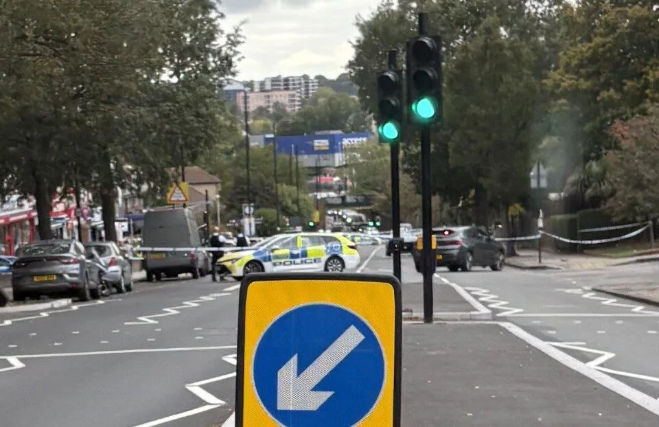 Southend Lane Crash Closes Road for Hours, Woman Rushed to Hospital Amid Traffic Chaos