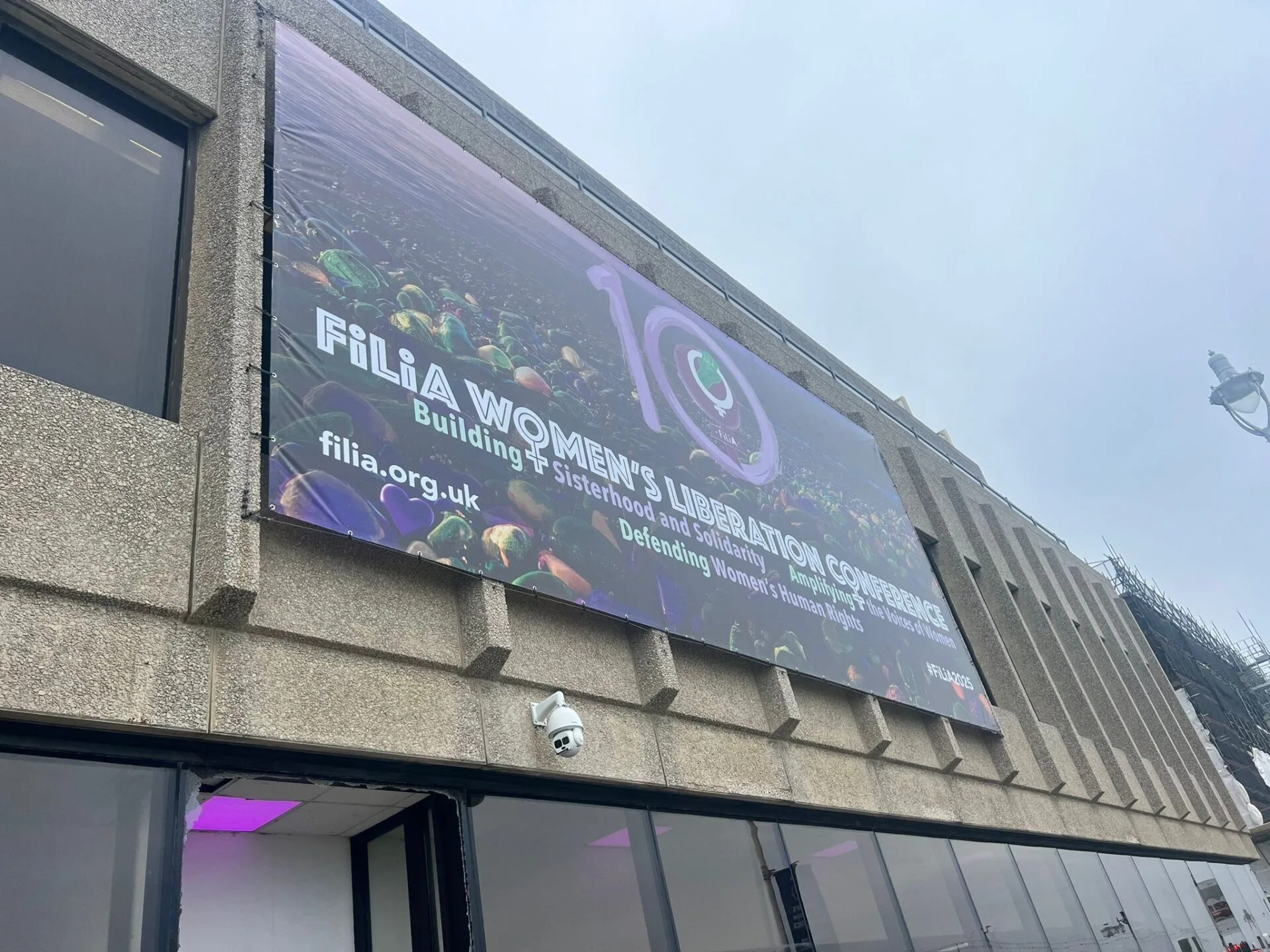 Vandals Smash Windows at Brighton Centre Before Divisive Feminist Conference – Police Launch Hunt