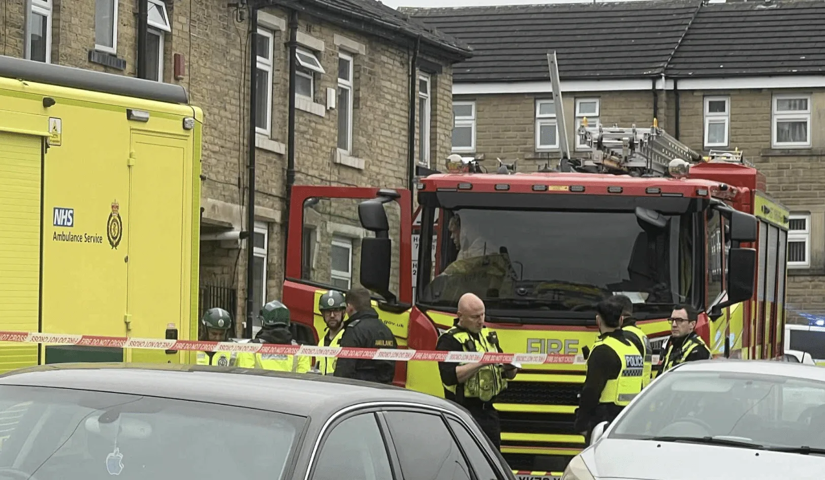 Bradford Basement Collapse: Floor Falls on Tichborne Road as Residents Trapped, Rescue Underway