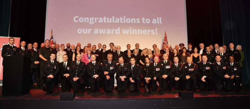 Surrey Firefighters Honoured for Heroism and Dedication at Annual Awards Night