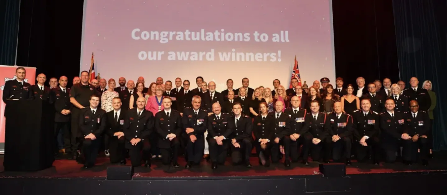 Surrey Heroes Honoured: 59 Firefighters and Civilians Celebrate Bravery at Glitzy Awards Night