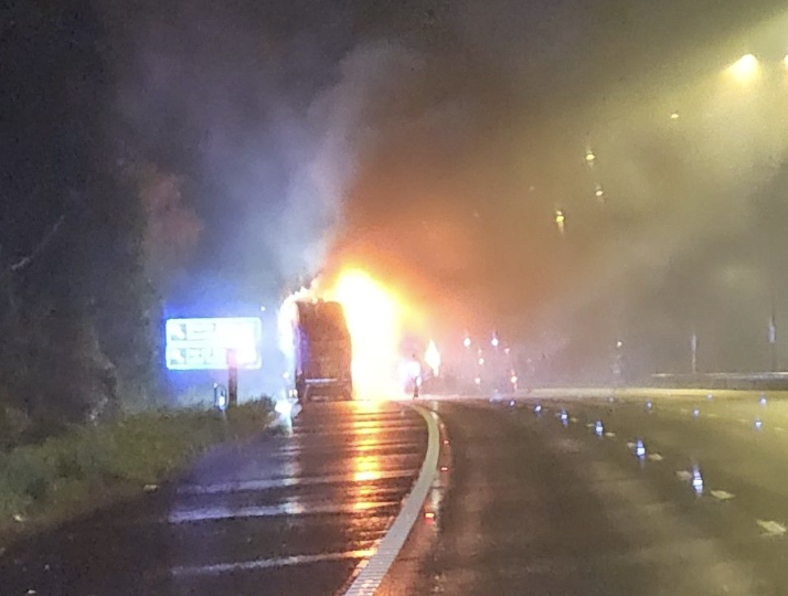 Blazing Lorry on A2 Near Shorne Sparks Major Fire Response