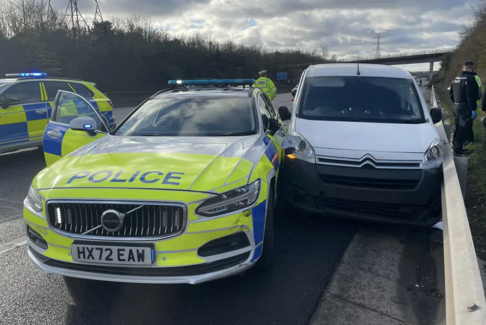 Van Maniac Sparks M27 Panic Before Police Arrest Driver for Dangerous Driving and Drug Offences