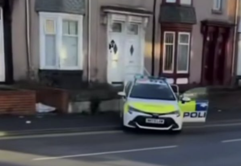 Police Patrol Car Rolls Into South Shields House After Handbrake Fails During Suspect Chase