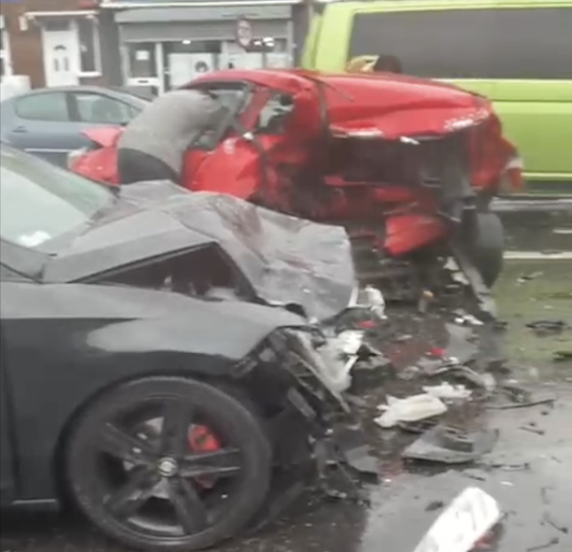 A man has been charged with causing death by dangerous driving following a fatal crash involving eight vehicles