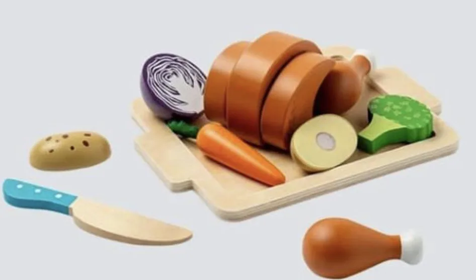 John Lewis Urgent Toy Recall: Wooden Roast Dinner Set Pulled Over Choking Hazard