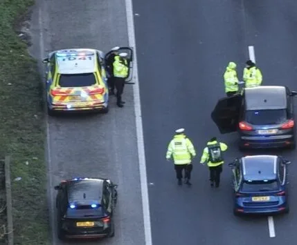Man in 50s Dies After Single-Car Jaguar Crash on M2 Near Medway – Kent Police Investigate