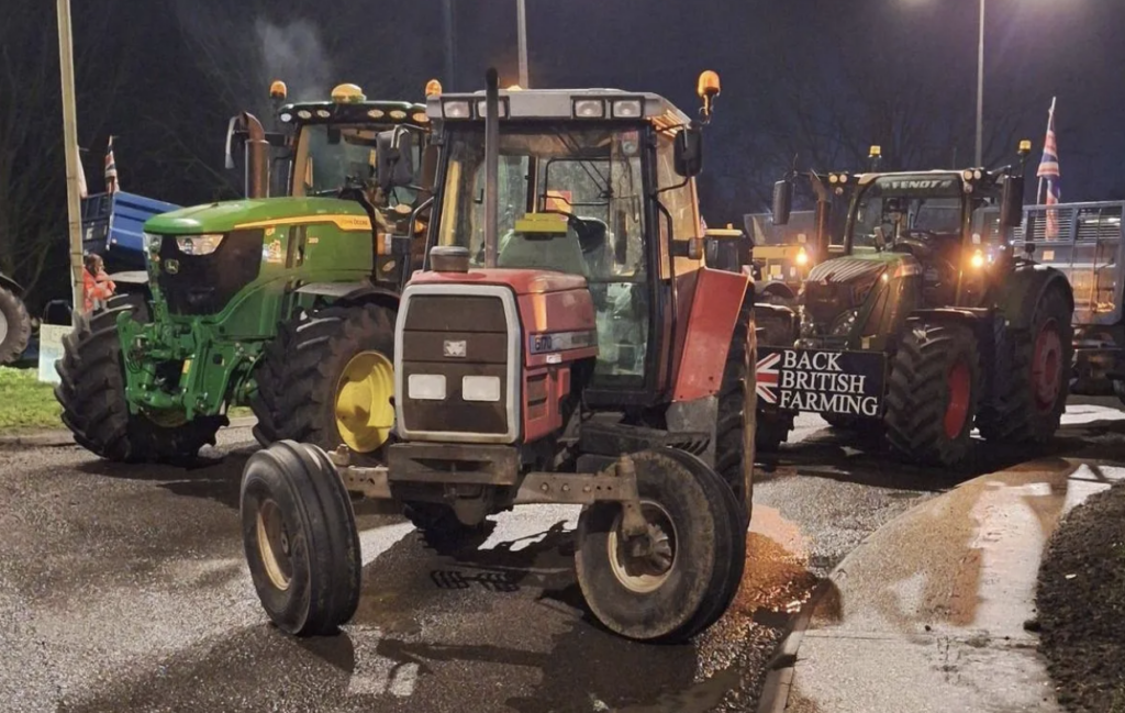 Tractor Protest Brings Felixstowe Port to a Halt