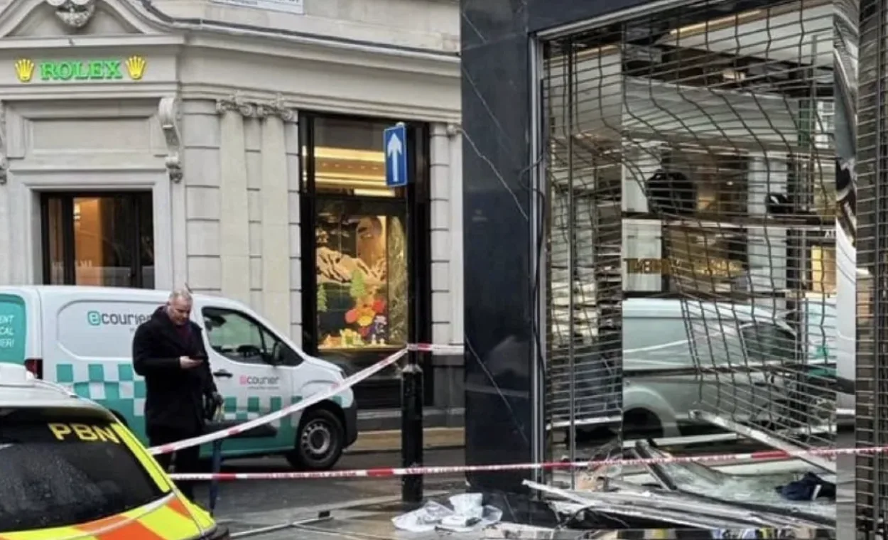 Two Men Charged After SUVs Crashes Into Yves Saint Laurent Store in Westminster Ram Raid