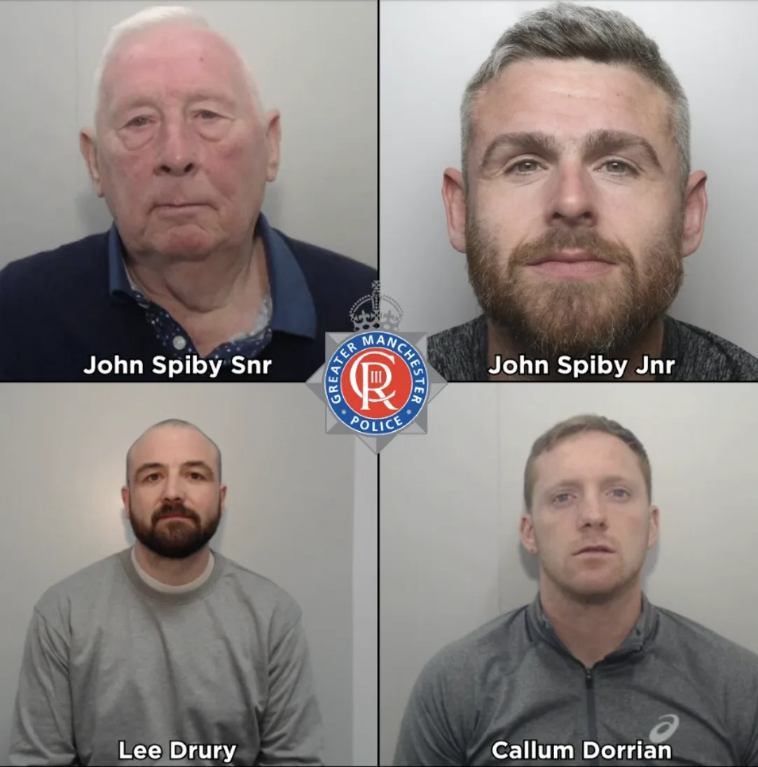Wigan Crime Gang Crushed with Nearly 50 Years Jail for Drugs and Firearms Empire