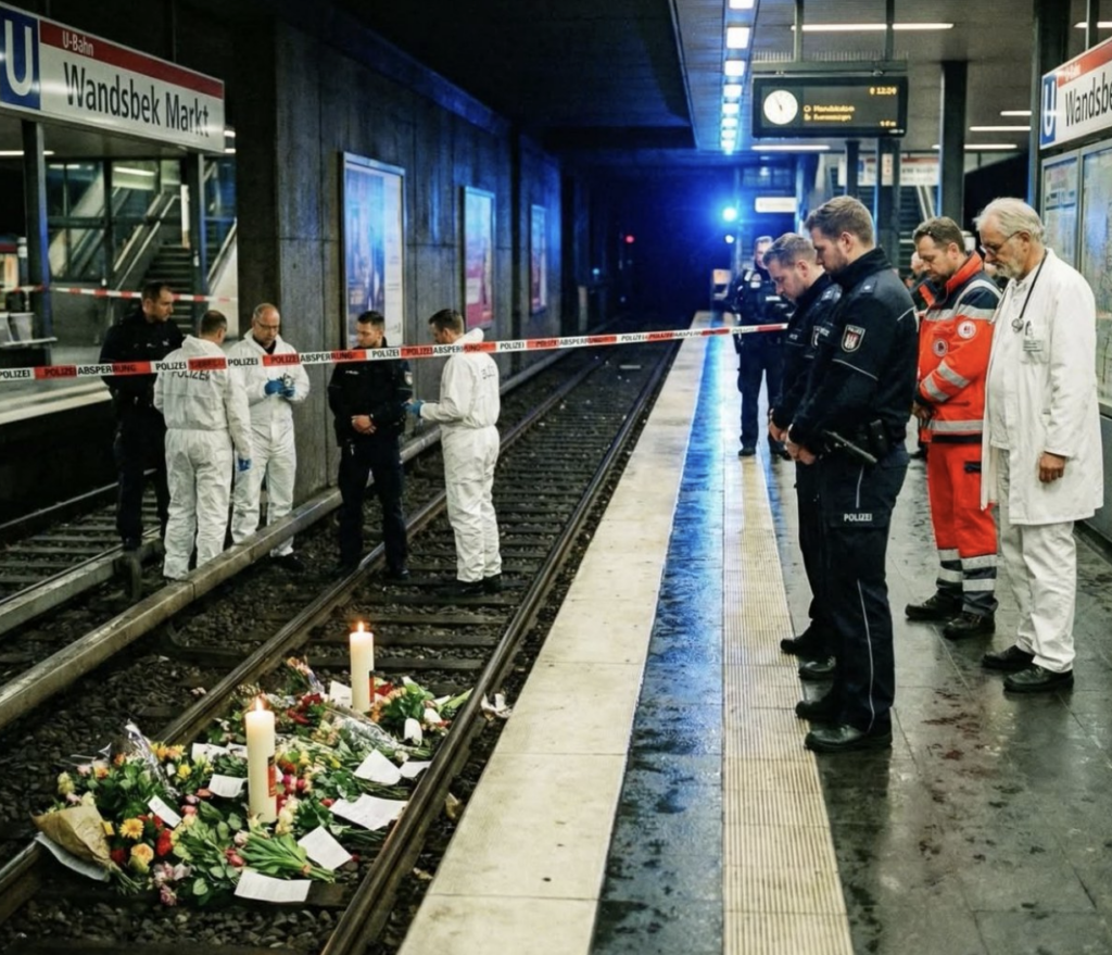 Hamburg Horror: Drunk Man Drags Woman Under Train, Both Die Instantly at Wandsbek Markt