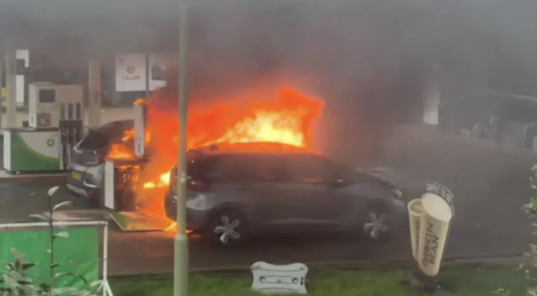 Man Charged After Petrol Station Inferno in Lee-on-the-Solent