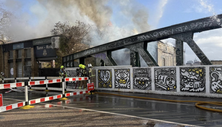 Blaze Breaks Out at Commercial Building in Chalk Farm