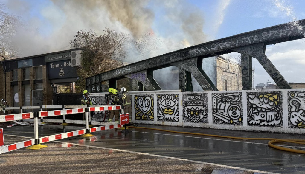 Blaze Breaks Out at Commercial Building in Chalk Farm