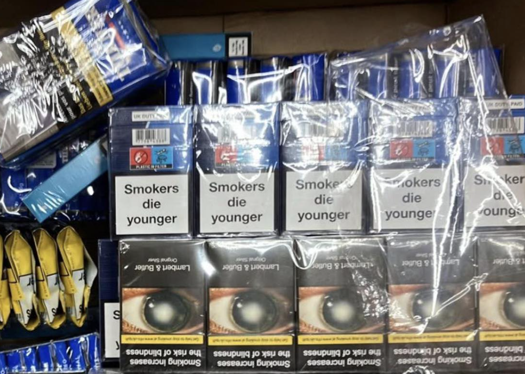 Thousands of Fake Cigarettes and Vapes Nabbed in Uttoxeter Sting