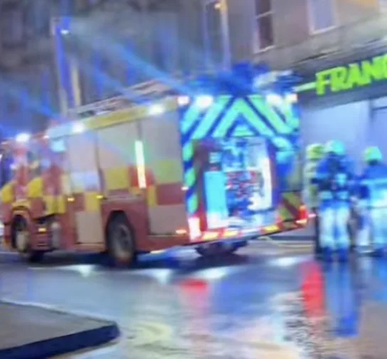 Eight Fire Engines Battle Intense Basement Blaze at Busy Huddersfield Restaurant