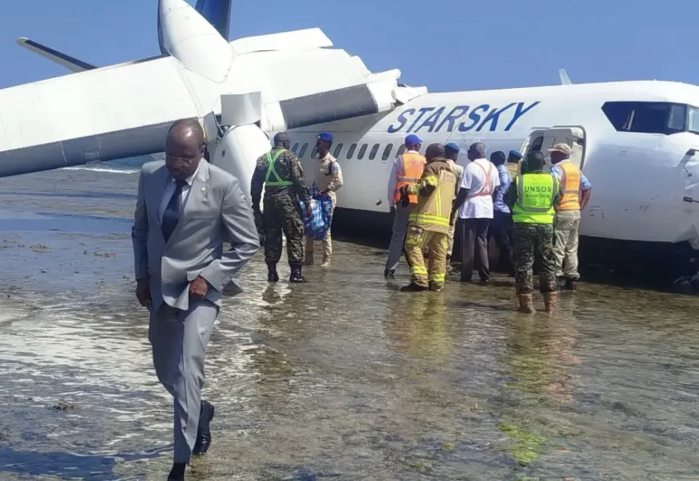 Miracle at Mogadishu: Starsky Airlines Plane Crashes Into Sea, All 55 Survive
