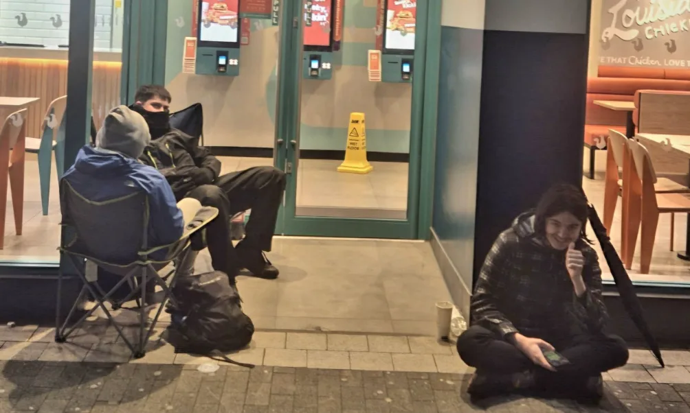Chicken Fanatics Camp Overnight for Popeyes Maidstone Opening