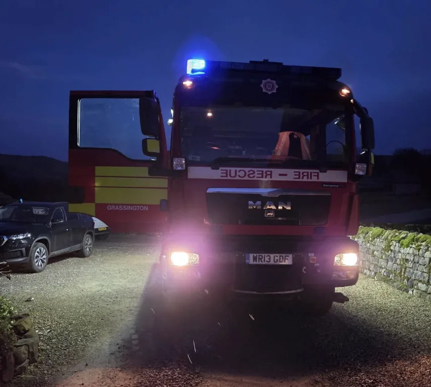 Firefighters Launch Daring River Rescue to Save Dog and Owner Trapped at Bolton Abbey