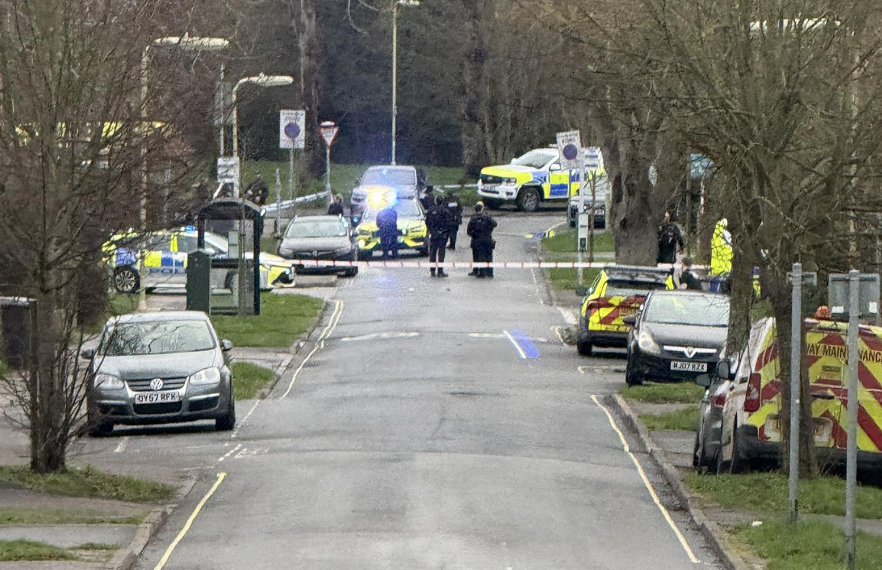 Armed police close road in Winchester following early-morning stabbing