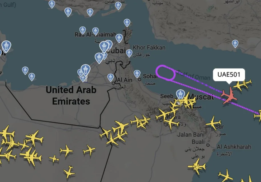 UAE Shoots Down Iranian Missiles as Flights Divert Amid Gulf Tensions