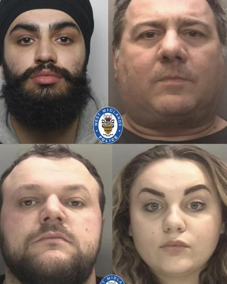 West Midlands Cocaine Gang Jailed After £1M Drug Haul Sting and High-Speed Chase