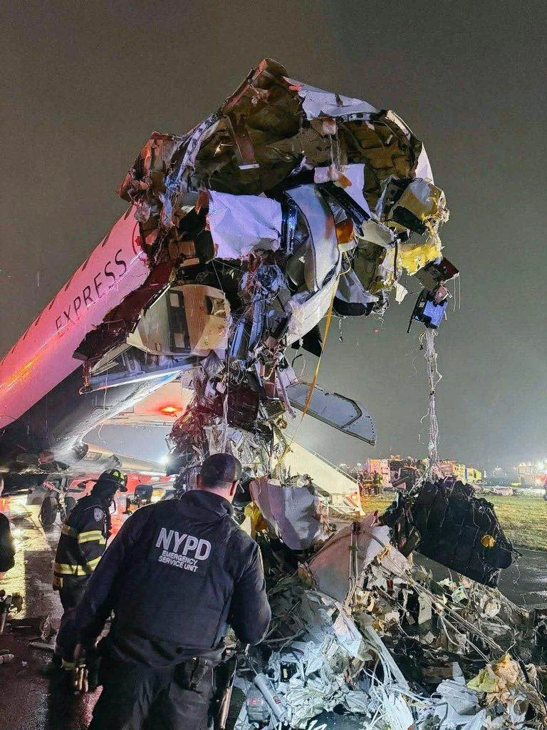 Air Canada Express Crash Kills 2 Pilots in Fiery LaGuardia Runway Collision with Fire Truck