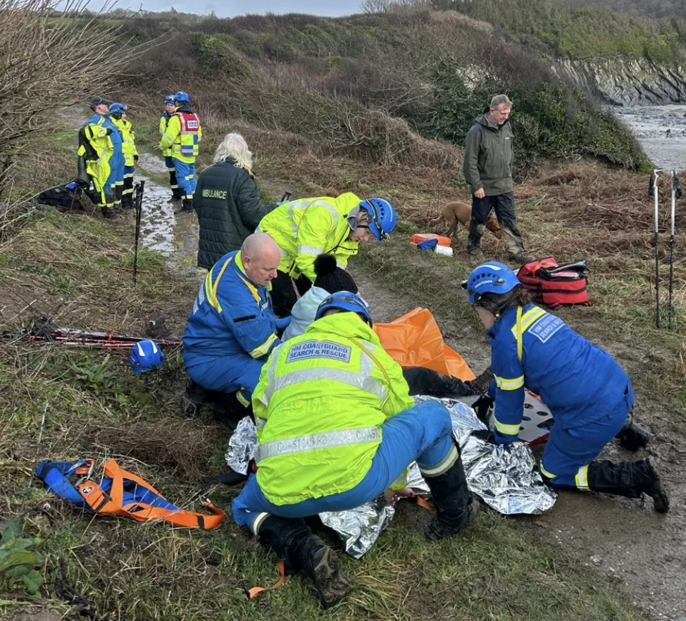 Oxford Orthopaedic Surgeon Airlifted After Shocking Ankle Break on Slippery Cornwall Coast Path