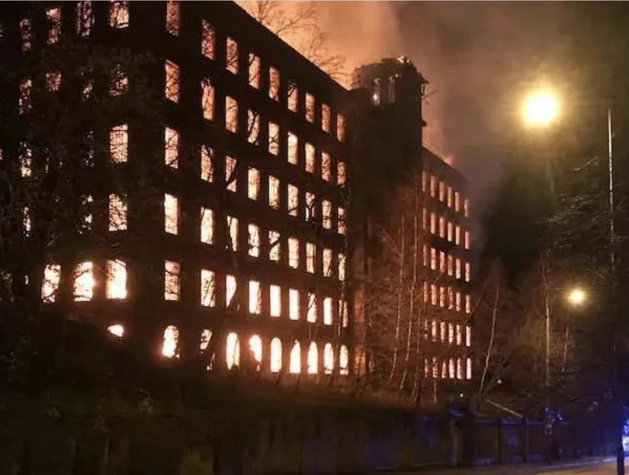 Teen Held Over Devastating Blaze That Destroys Historic Big Mill in Leek