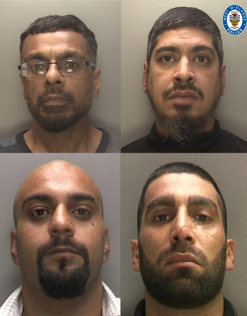 Four Jailed for Rape and Assault of 16-Year-Old Girl in West Midlands