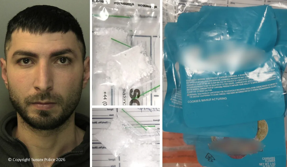 Brighton Dealer Hamza Adanir Jailed 18 Months for Class A and B Drug Sales