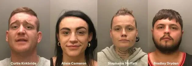 Four Jailed for Class A Drug Supply in West Cumbria