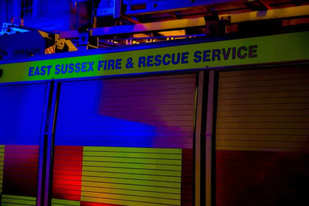 Firefighters Battle Large Thatched Roof Blaze on London Road Battle