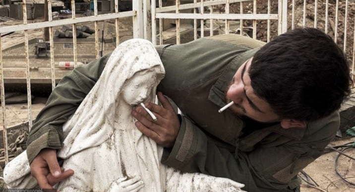 IDF Probes Soldier Smoking on Virgin Mary Statue in Lebanon