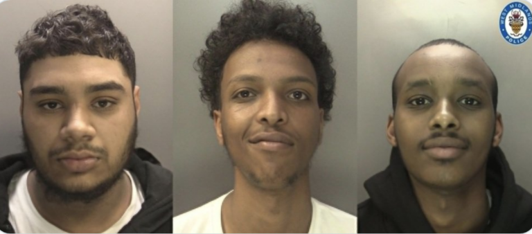 Three Men Jailed Over Armed Robbery and Weapons in Small Heath