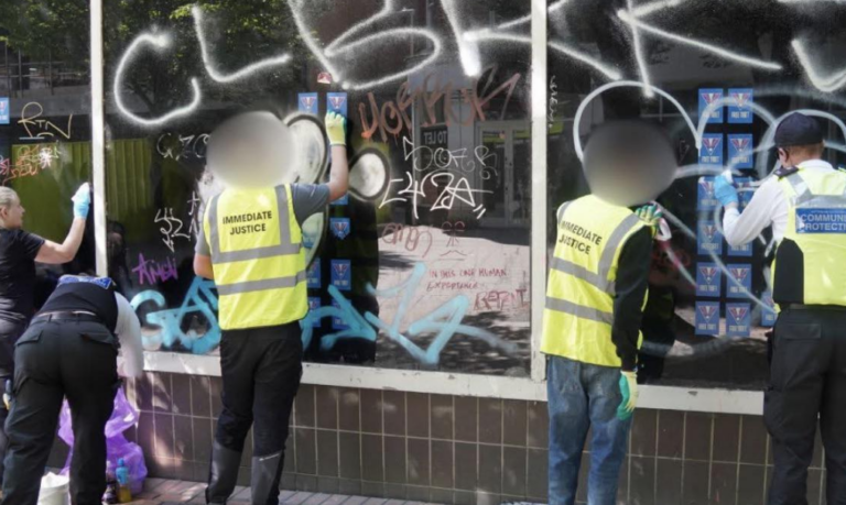 Nottingham Teens Ordered to Clean Up Graffiti in Anti-Social Crackdown