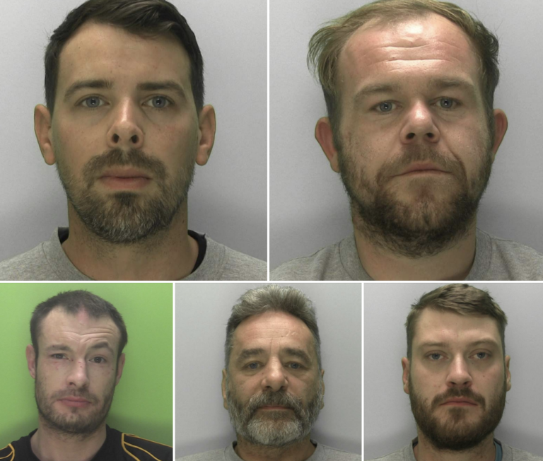 Five Men Jailed for £2M Cocaine Supply in Gloucestershire Drug Bust