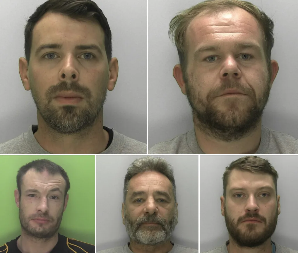 Five Men Jailed for £2M Cocaine Supply in Gloucestershire Drug Bust