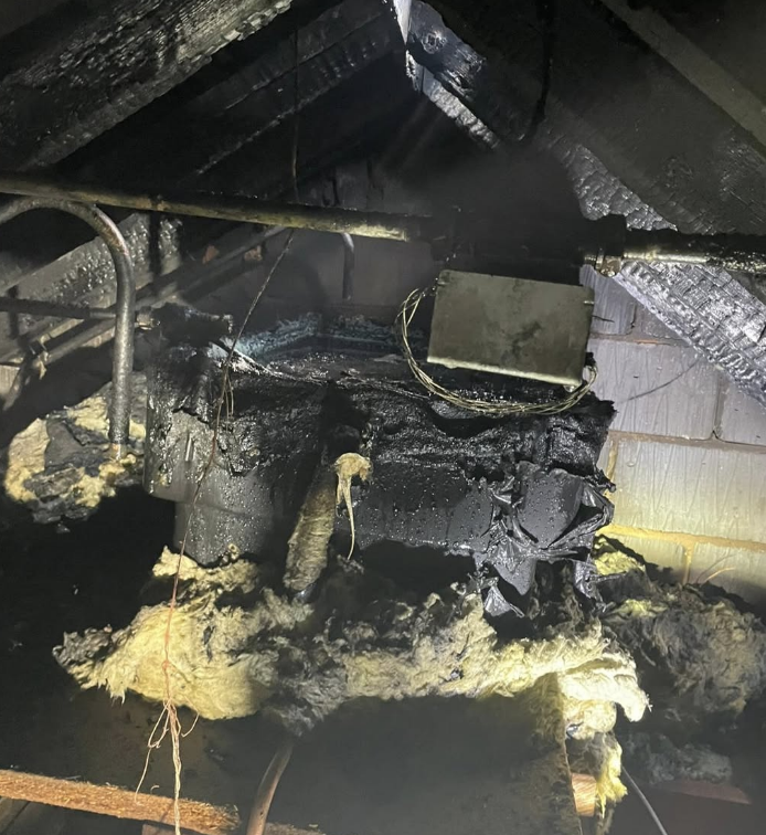 Loft Fire in Laindon Highlight Sparks Smoke Alarm Safety Warning