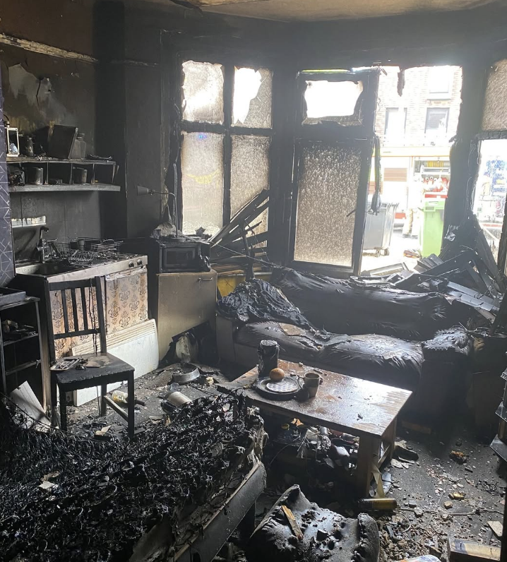 Westcliff Flat Fire Leaves Nine Homeless After Lit Cigarette Sparks Blaze