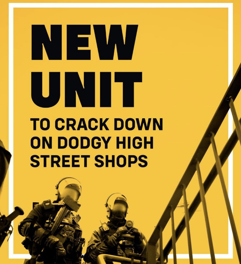 UK Police Launch £30m Crackdown on Organised Crime in High Street Shops