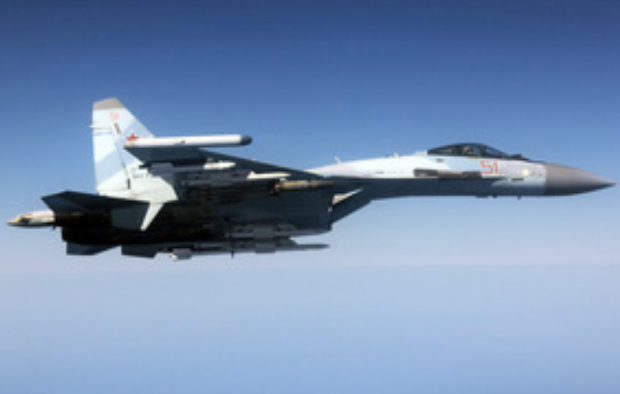 RAF Rivet Joint Dangerously Intercepted by Russian Jets Over Black Sea