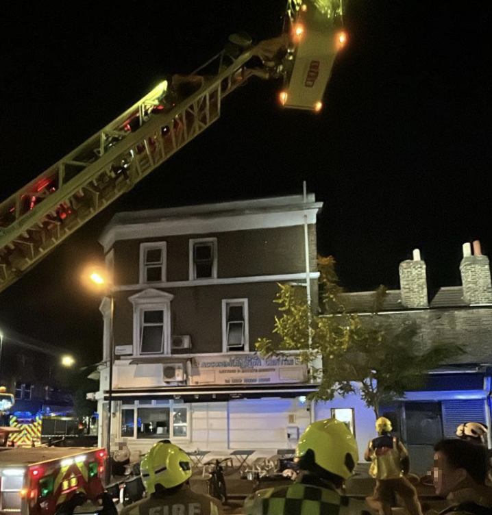 Major Fire Breaks Out at Mixed-Use Building in Lower Clapton