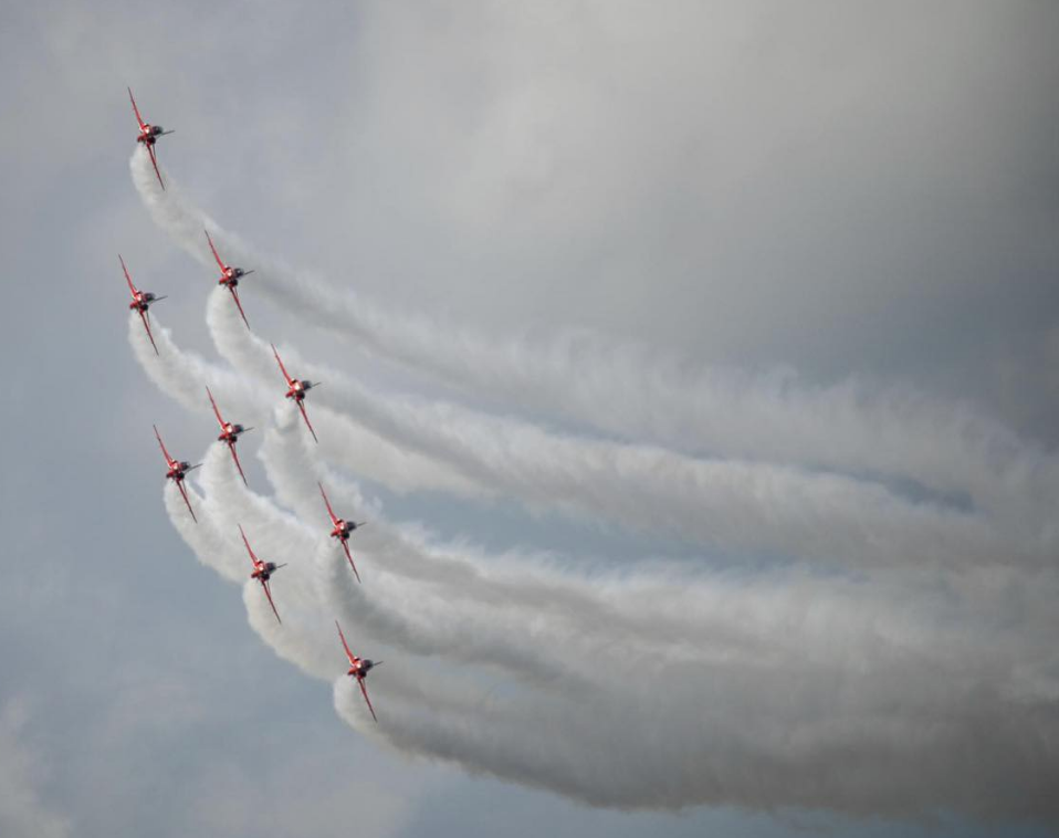 RAF Red Arrows Cut Displays to Seven Jets to Save Ageing Hawk T1 Fleet