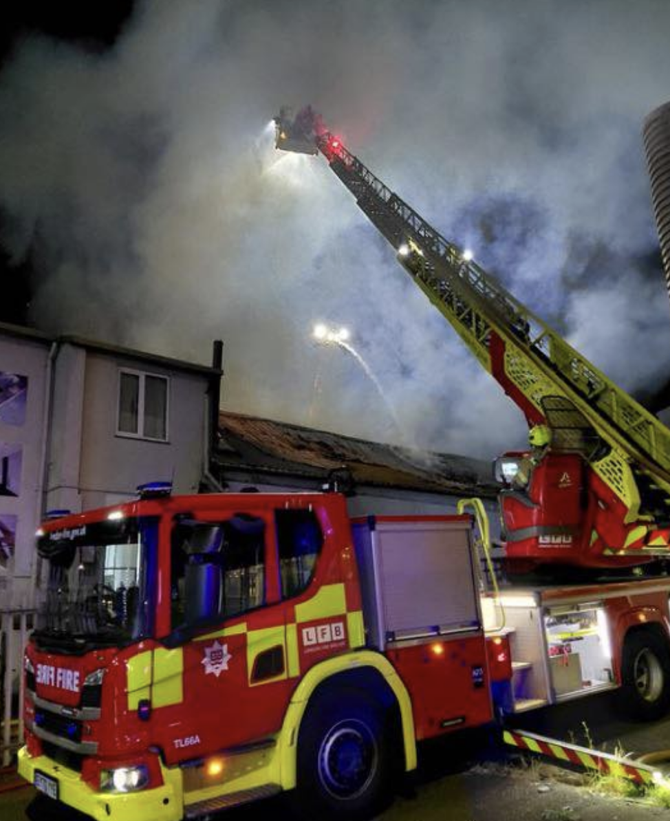 Major Warehouse Fire Near North Circular Sparks London Fire Brigade Response