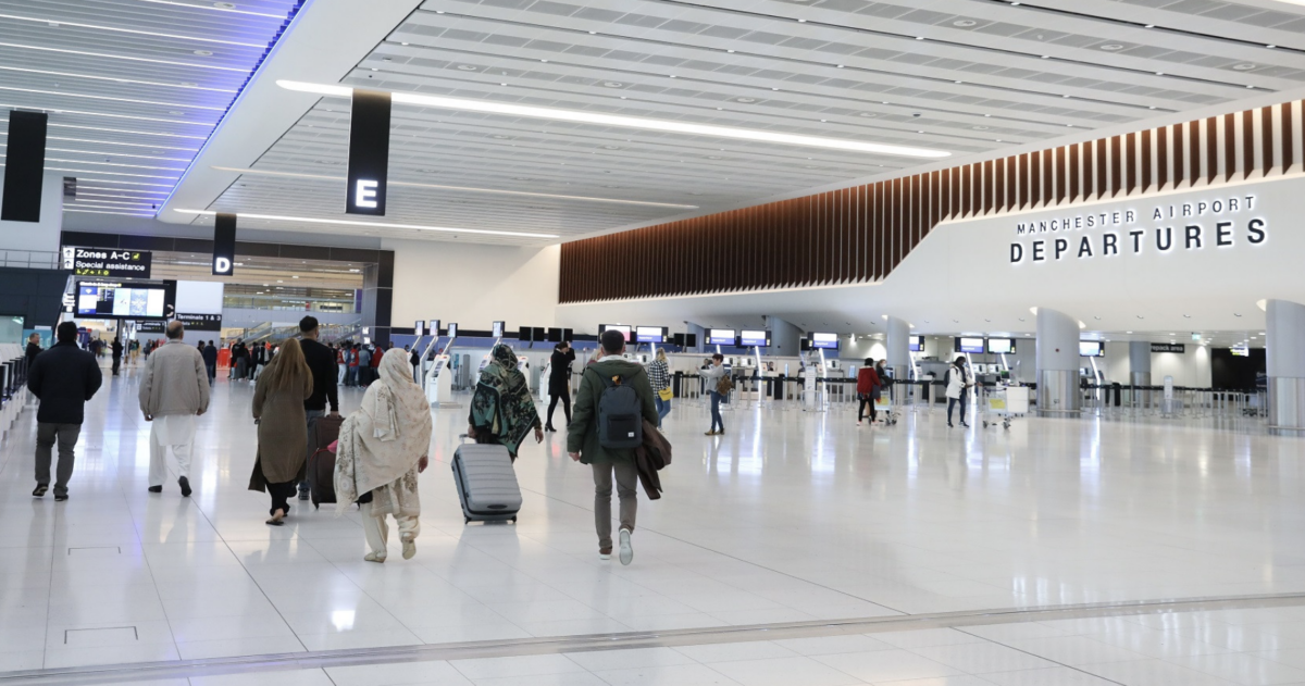 Manchester Airport Terminal 2 Forecourts Closed Over Man Welfare Incident