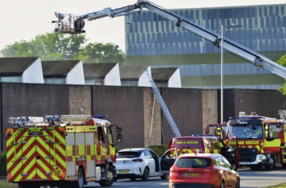 Daler Rowney Fire Debris Sparks Health Warning in Local Area