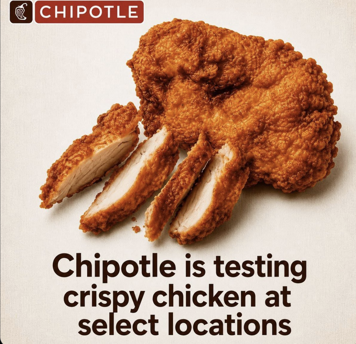 Chipotle Tests Crispy Chicken in California Amid Brand Debate